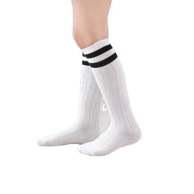China Kids Girls Sports Anti Slip Sporty Sustainable Children Long White Colorful Socks for sale