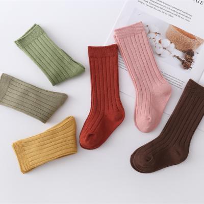 China Wholesale Athletic OEM ODM Accepted Kid Cotton Long Raw Socks Bulk Kids Socks for sale