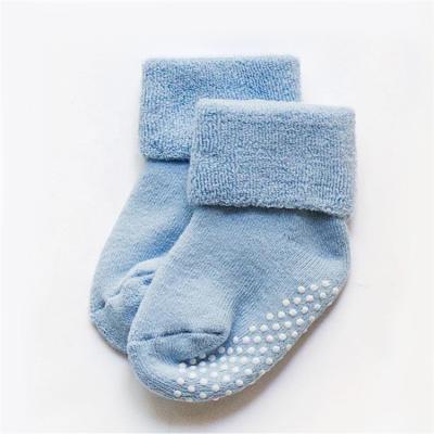 China Wholesale Breathable Cotton Winter Autumn Warm Ruffle Boy Grip Organic Baby Socks for sale