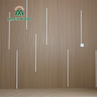 China New Fashion ECO-Friendly+fireproof+waterproof design weather grain villa hotel background wall PVC wood wall panel ceiling heavy duty wood wall panel for sale
