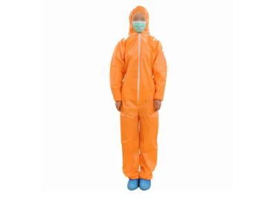 中国 2XL 3XL 4XL 5XL抵抗力がある使い捨て可能なPpeのつなぎ服の乳液の自由な摩耗 販売のため