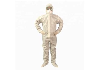 中国 友好的な防火効力のある使い捨て可能なつなぎ服の防護衣耐久のEco 販売のため
