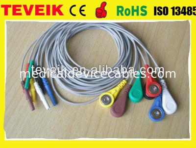 Chine Fil médical de Holter ECG du vacarme 1,5 d'avances de prix usine de Teveik 7 pour le moniteur patient à vendre