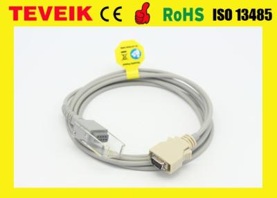 Chine Câble réutilisable d'adaptateur du capteur SpO2 de la milliseconde LNCS de prix usine, Pin 14 au câble d'extension DB9 femelle à vendre
