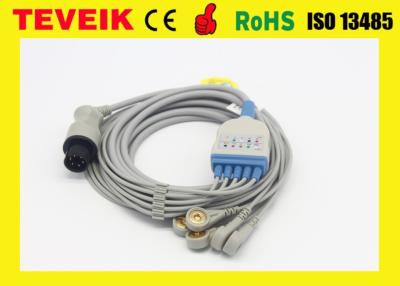 Chine Autour de 6 bornes l'une seule pièce 5 mène le câble d'ECG avec la rupture pour le câble mindray et médical d'ecg à vendre