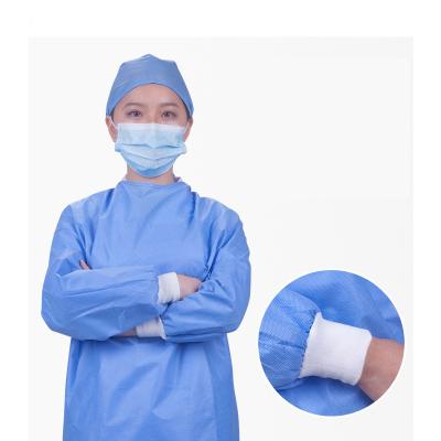 China Vestidos protetores descartáveis encapuçados do vestido CE/FDA SMS 45g do isolamento à venda
