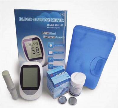 Chine mètre veineux clinique 0.6mul de glucose sanguin du plasma 5s avec des bandes d'essai à vendre