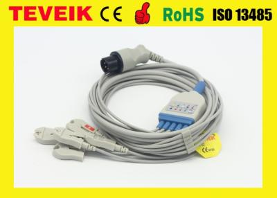 Chine Usine de Teveik Mindray réutilisable autour 6pin 5 de câble des avances TPU ECG pour le moniteur patient à vendre