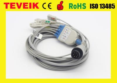 Chine L'une seule pièce réutilisable 5 de Mindray d'usine médicale mène le câble d'ECG avec l'agrafe, le rond 6pin à vendre