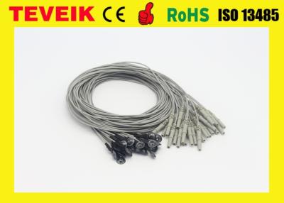 Chine Électrode de haute qualité du câble EEG d'EEG avec le cuivre plaqué d'argent 1 m à vendre