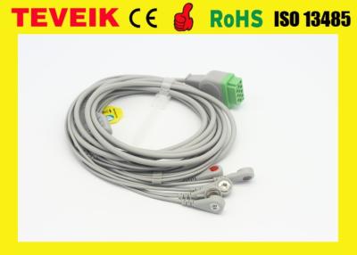 Chine L'usine GE réutilisable Marquette 5 de Teveik mène le câble de 11pin ECG pour le moniteur patient à vendre