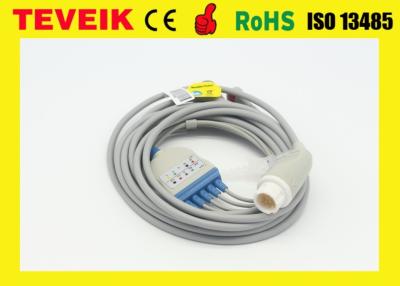 Chine Câble médical du rond 12pin 5Leads ECG de Teveik Mindray pour le moniteur patient de Beneview T8 à vendre