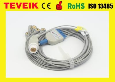 Chine Usine de Teveik Mindray médical autour 12pin 5 du câble des avances ECG compatible avec Beneview T5, T6, T8 à vendre
