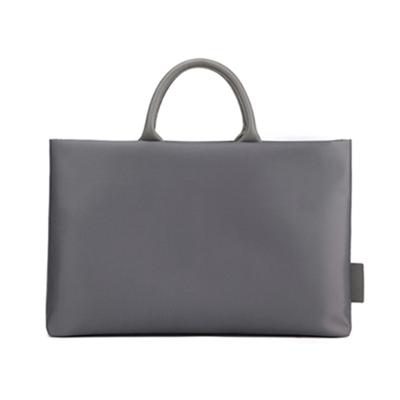 China Customized Logo Large Capacity Waterproof Handbag Men Office Laptop Briefcase Fashion Women Nylon Business Folder Case for sale