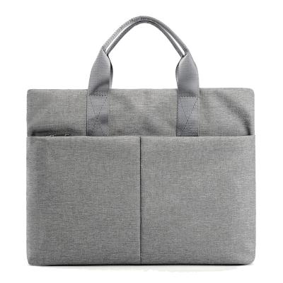 China Wholesale Retail Briefcase New A4 Folder Men Nylon 13.3 Inch Zipper Waterproof Laptop Case Business Handbag Document Bag for sale