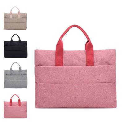 China Large capacity business briefcase zipper zipper laptop bag women male waterproof support storage handbag nylon wholesale for sale