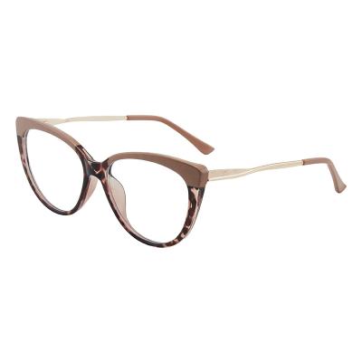 China For Computer Cat Eye Glasses Optical Frame Reading Glass TR90 Frame Anti Blocking Blue Light Glasses For Women Cat Eye Eyeglasses Frames for sale