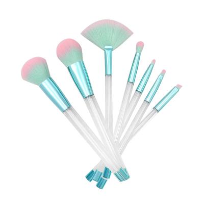 China Wholesale Fast Shipping Popular Professional Makeup Tools Silky Soft 7 Pieces Makeup Brush Set (With Storage Bag) for sale