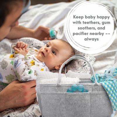 China With USB Design Mother Baby Care Diaper Bag Unisex Hanging Baby Bag Hot Selling Organizer for sale