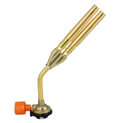 China Dual Output Metal Flame Welding Gun Torch Butane Gas Welding/Welding Heating Torch for sale