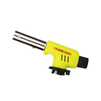 China Rotate 360 Degree Portable BBQ Gas Torch Customized Outdoor Flame Gun Camping Welding Torch for sale