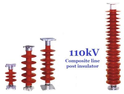 Κίνα 110 πολυμερών γραμμών μετα τύπων kV ασφάλειας μονωτών για τους ηλεκτρικούς υποσταθμούς προς πώληση