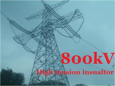Κίνα Σύνθετη υψηλή ένταση μονωτών πύργων μετάδοσης αναστολής 800 kV προς πώληση