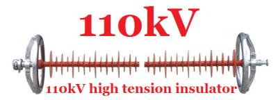 Κίνα Μια κορώνας υψηλή ευελιξία μονωτών 110kv δαχτυλιδιών σύνθετη πολυμερής προς πώληση