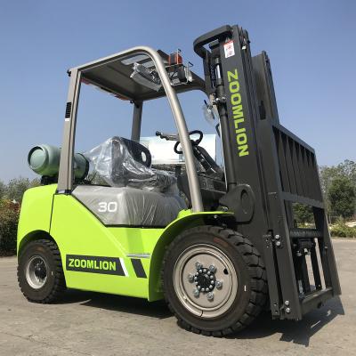 China Building Material Shops Zoomlion Factory Supply Diesel Forklift FL30 FL35 3ton 3.5ton Forklift for sale