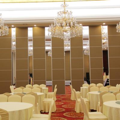 China Star hotel acoustic folding sliding partition wall banquet hall soundpfoof movable partition wall for sale