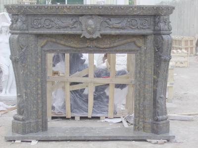 Китай черная мраморная каминная доска камина продается