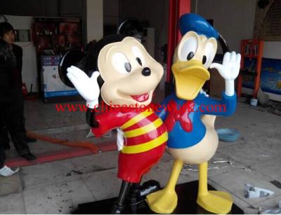Китай figurine мыши Mickey смолаы и утки Дональда продается