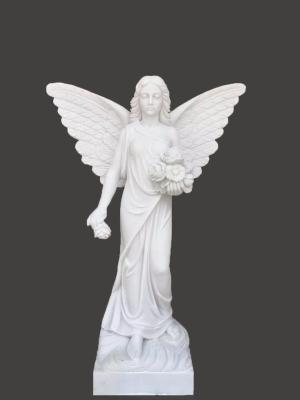 Китай white marble angel statue-0150 продается