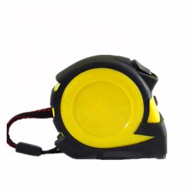 China New ABS With Yellow Rubber Coating Color Meter Hand Tools And Inch Scale Measuring Tape Steel Measuring Instruments For Building Construction for sale