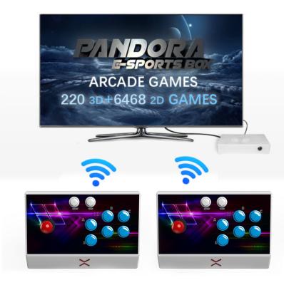 China Multi Player Arcade Game 8 Buttons Joystick 2-4 Player Juegos Caja Pandora Wireless Game Controller Support Players for sale