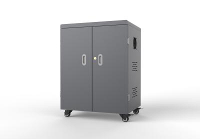 China Galvanized Sheet 54 Ports USB Charging Cart Smart Charging Cabinet for sale