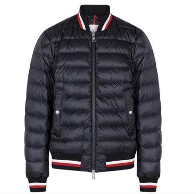 China Breathable Bomber Stripper Down Jackets Goose, Canadian Down Jacket Goose, Embroidery Stripper Goose Down Jacket for sale