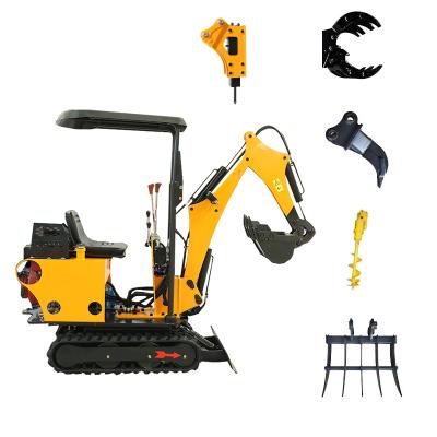 China Construction Material Shops 1000kg Hydraulic Mini Excavator Electric Diesel Mini Digger Loader Bagger with Competitive Prices Meet CE/EPA/EURO 5 Emission for sale