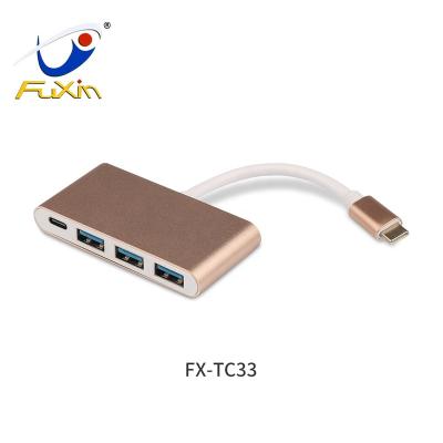 China 6 in 1 High Speed USB-C 6 Port USB Hub PD Charging USB 3.0 Hub for Matebook FX-TC33 for sale