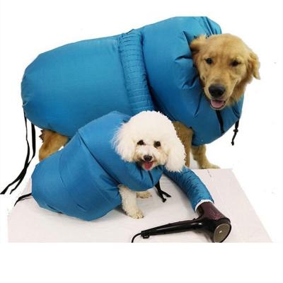 China Pet Box Stocked Drying Bag For Dog Cat Bath Drying Bag Pet Cat And Dog Blow Dryer Bathing Products for sale