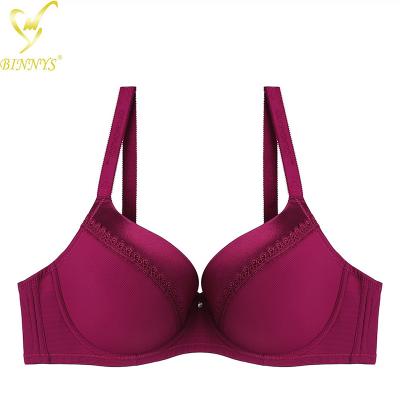 China Binnys Bra Tallas Grandes QUICK DRY Comfy Bra Push Up Bra Women Solid Color Underwire E Cup Sizes Large Sexy Underwear for sale