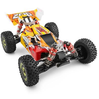 China New Wltoys App Controlled 144010 1/14 4WD RC Buggy High Speed 2.4G Car Racing RC Car Vehicle Brushless Motor 75km/h 144001upgrade Metal Chassis for sale