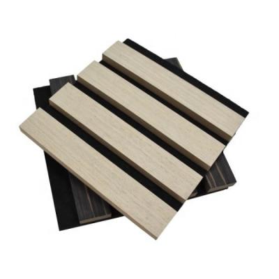 China Contemporary Beautiful design Acoustic Fabric Panel Meeting Room Soundproofed Wood Wall Covering Timber Timber Acoustic Panel For Cinema for sale