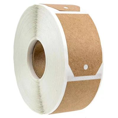 China 500 Pcs Programmable Stickers Kraft Paper Sticker Labels In Roll for sale