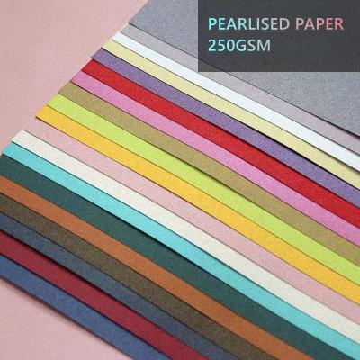 China Europe Quick Dry Pearlised Paper Card 250GSM Double Sided DIY Invitation Wedding Business Cards Printable Crafts for sale