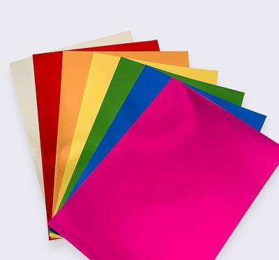 China Waterproof A4 And 12x12 Inches Metallic Card Paper Mirror For Handcraft for sale