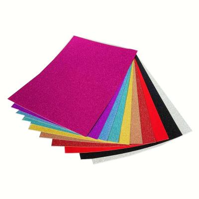 China Marriage favors & Party Favors A4 12x12 250gsm Glitter Card Paper Rose Gold Pink Red Blue Green Basic Bridal Black Silver Sublimation Glitter Film Background for sale