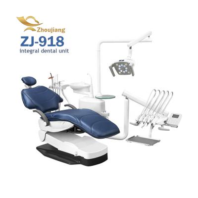 China Dental Treatment ZJ Dental Comfortable Dental Unit And Dental Chair Dental Chairs Grade Integral Dental Unit for sale