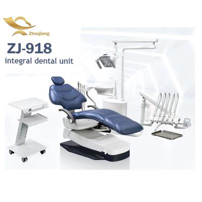China Dental Treatment Newly Design ZJ Premium Best Comfort Dental Chair For Dental Clinic Integral Dental Unit for sale