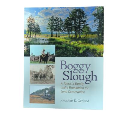 China Boggy Slough | Professional Art Book Printing Service with 2.5mm Boards plus Gloss Lamination and Gloss Art Papers for sale